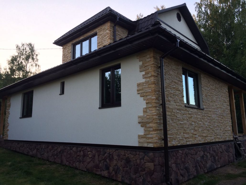 Штукатурка фасада дома цементным растворам красный бетон текстура